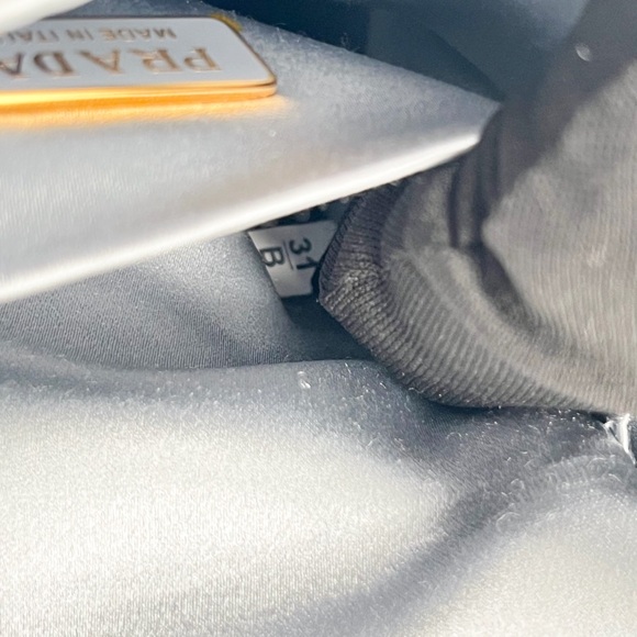 PRADA Mini Satin Bag with Crystal Embellishments Blue Gold Hardware - Picture 16 of 16